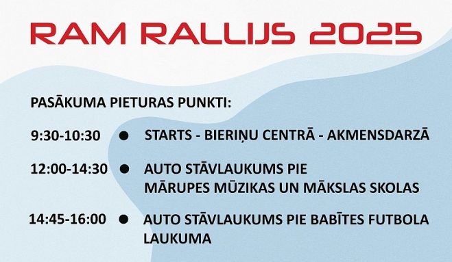 24.V Seno spēkratu pasākums &quot;RAM rallijs 2025&quot; Mārupes novadā