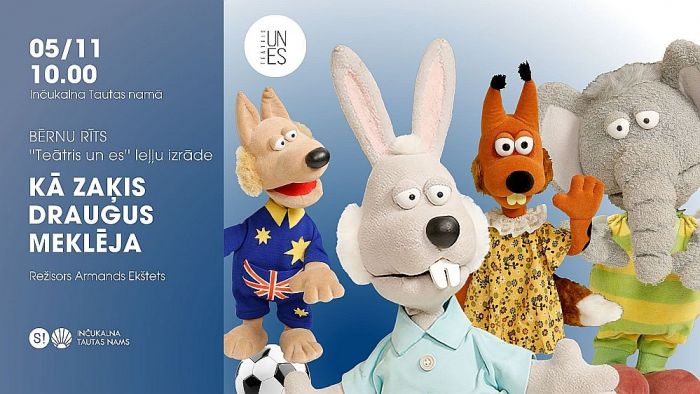 5.XI Leļļu izrāde "Kā Zaķis draugus meklēja" Inčukalnā