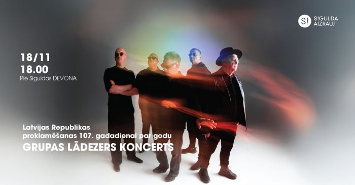 18.XI Valsts svētku koncerts kopā ar grupu &quot;Lādezers&quot; Siguldā