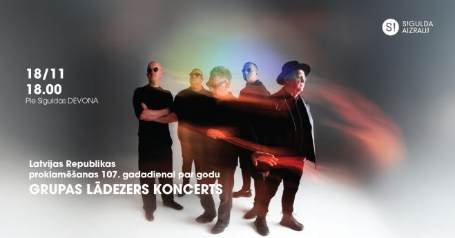 18.XI Valsts svētku koncerts kopā ar grupu "Lādezers" Siguldā
