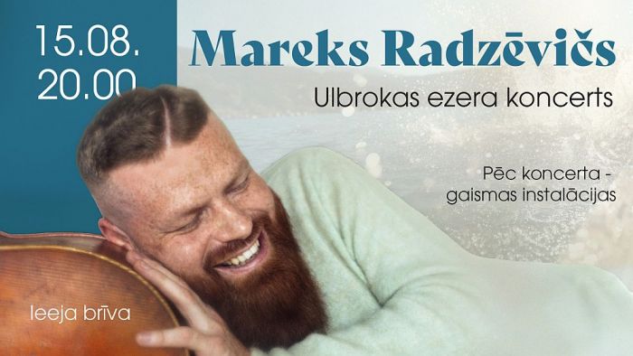 15.VIII Mareks Radzēvičs Ulbrokas ezera koncertā