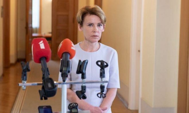 Iekšlietu ministre Marija Golubeva. Foto - Valsts kanceleja