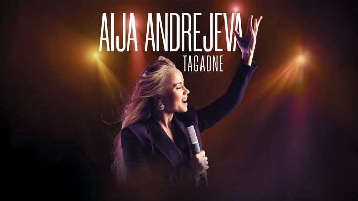 Attēls rakstam: 29.I Aijas Andrejevas jubilejas koncerts "Tagadne" Ulbrokā