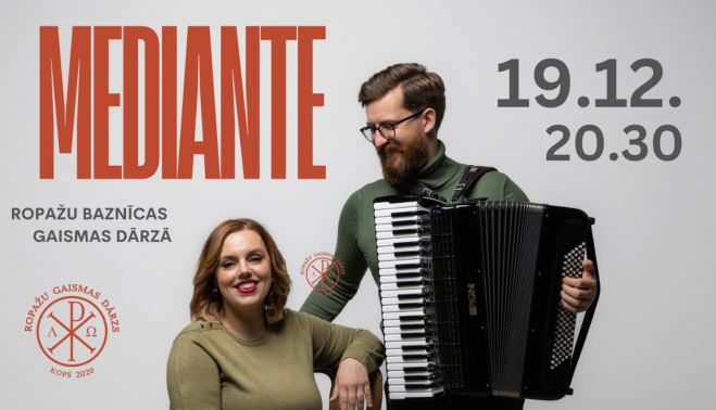 19.XII Dueta "Mediante" koncerts Ropažos