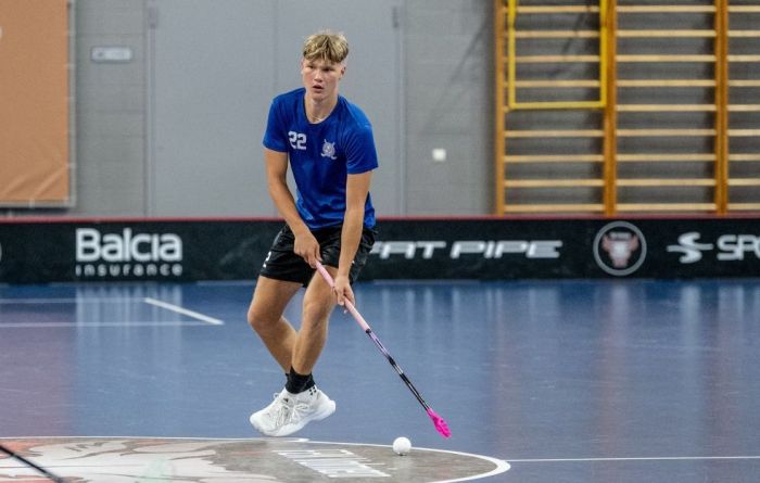 9.XII Latvijas florbola virslīgas spēle Ādažos