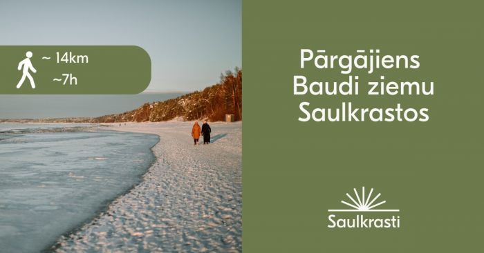 Attēls rakstam: 24.I Pārgājiens "Baudi ziemu Saulkrastos"