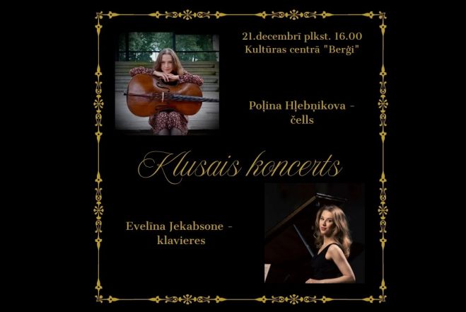21.XII Klusais koncerts Berģos