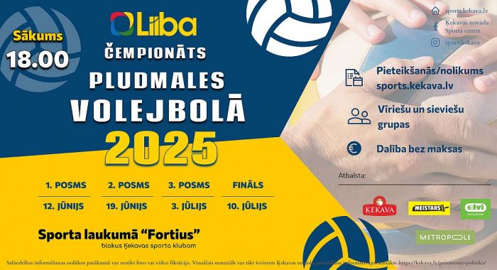 12.VI TC "Liiba" pludmales volejbola čempionāta pirmais posms Ķekavā