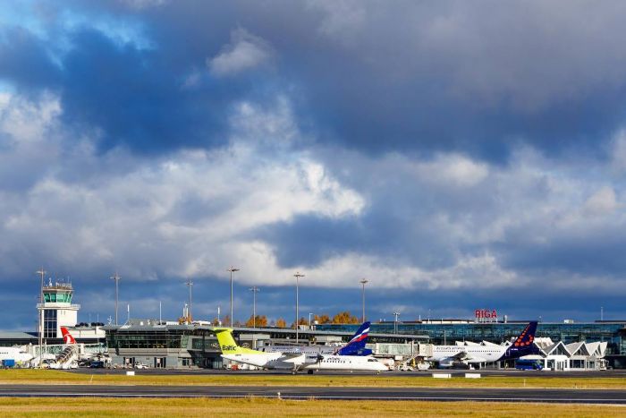 Foto: www.facebook.com/riga.airport. Infografiks: LETA