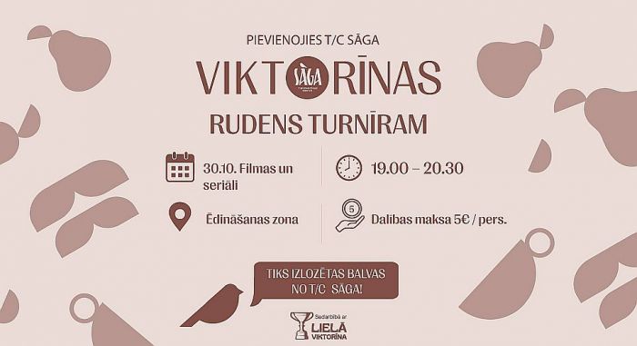 30.X Viktorīnas vakars "Sāgā"