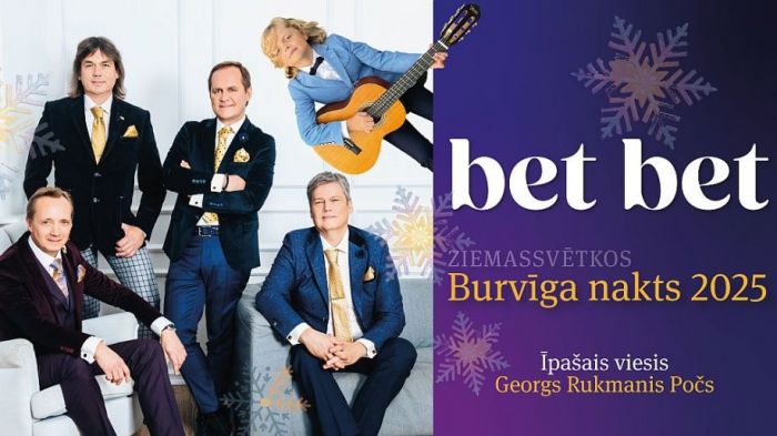 Attēls rakstam: 30.XII Grupas "bet bet" koncerts "Burvīga nakts" Ādažos