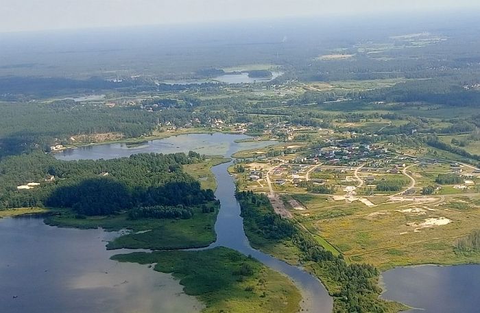 Skats no gaisa ļauj ieraudzīt Pierīgas novadu skaistumu jaunos veidos. Foto - Imants Liepiņš