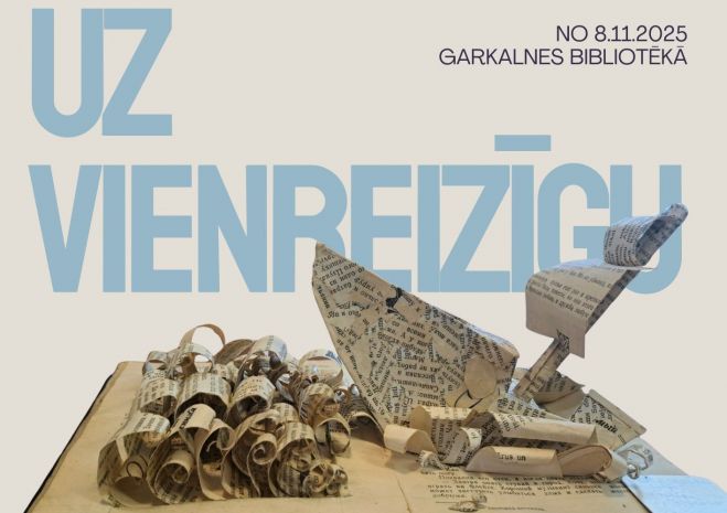 8.XII Pamatskolas audzēkņu darbu izstādes "No otrreizēja uz vienreizīgu" atklāšana Garkalnē