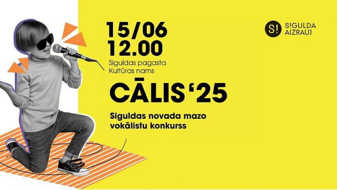15.VI Siguldas novada mazo vokālistu konkurss &quot;Cālis 2025&quot; Siguldā