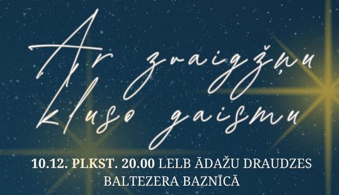 10.XII Jauktā kora &quot;Mundus&quot; koncerts &quot;Ar zvaigžņu kluso gaismu&quot; Baltezerā