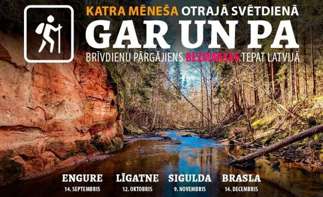9.XI Pārgājiens &quot;Gar un pa&quot; Siguldā