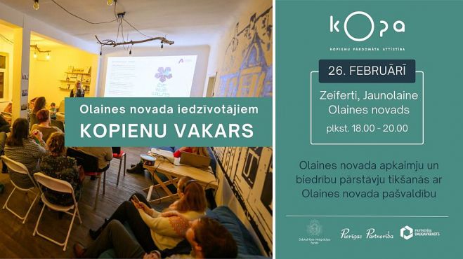 26.II Pasākums "Kopienu vakars" Jaunolainē