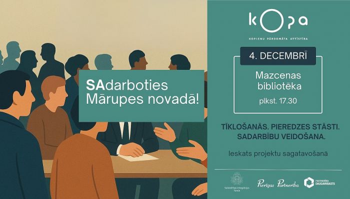 4.XII Pasākums &quot;Sadarboties Mārupes novadā!&quot; Jaunmārupē