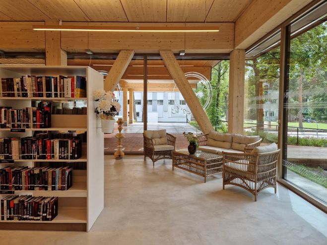 Ogres Centrālā bibliotēka. Foto - publicitātes