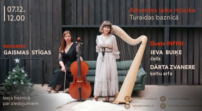7.XII Adventes laika koncerts &quot;Gaismas stīgas&quot; Turaidā