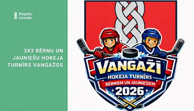 31.I 3x3 bērnu un jauniešu hokeja turnīrs Vangažos