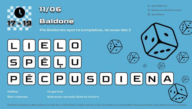 11.VI Lielo spēļu pēcpusdiena Baldonē