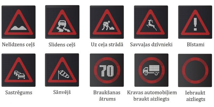 Uz "Via Baltica" sākušas darboties elektroniskās ceļazīmes