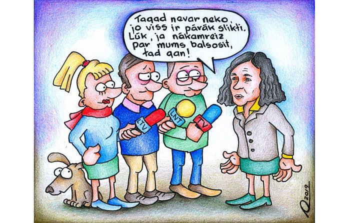 Karikatūra. Ko mēs darītu ja nebūtu slikto?!
