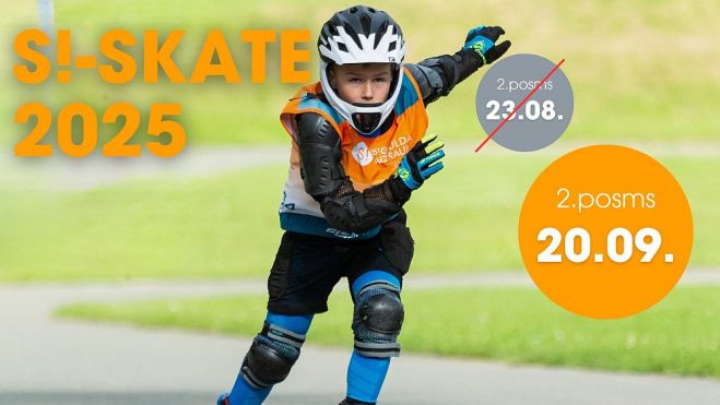 20.IX Skrituļslidošanas sacensību &quot;S!-Skate 2025&quot; otrais posms Siguldā