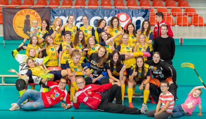 "Ķekavas" florbolistes uz dienu kļūst par līderēm, vīri aizstāv izlases godu