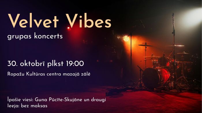 30.X Ansambļa "Velvet Vibes'' koncerts Ropažos