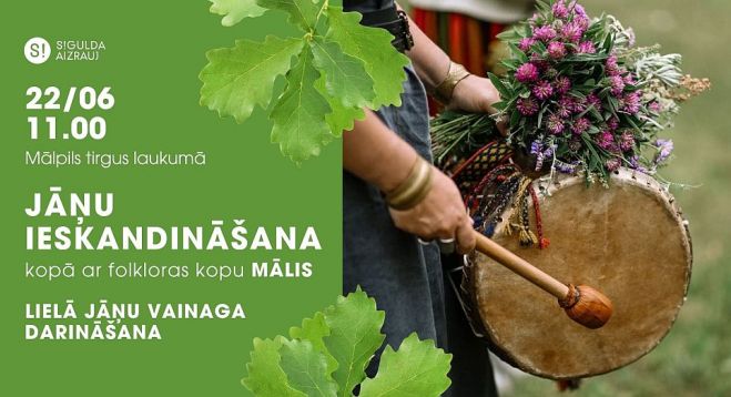 22.VI Jāņu ieskandināšana Mālpilī
