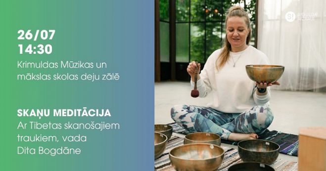 26.VII Skaņu meditācija ar Ditu Bogdāni Raganā