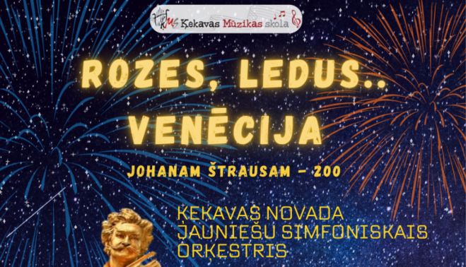9.I Koncerts "Rozes, ledus. Venēcija. Johanam Štrausam – 200" Vangažos