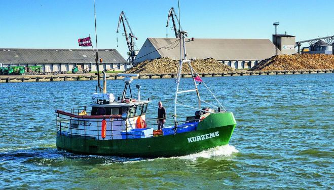 Oskara Kadeģa vadītā “Kurzeme” simbolizē visu – piemares zveju vērienu, spītu un ticību nozares nākotnei. Foto - Valdis Brauns