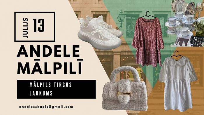 Attēls rakstam: 13.VII Mazlietotu apģērbu un lietu andele Mālpilī