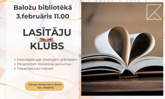 3.II Lasītāju klubiņa tikšanās Baložos