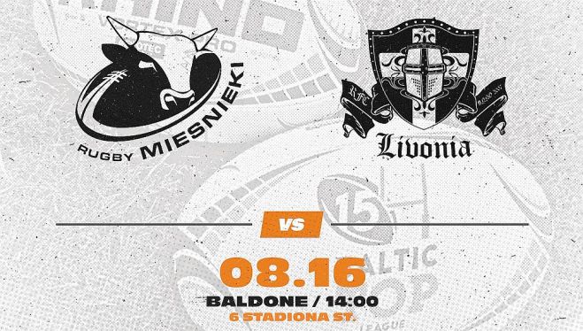 16.VIII Baltijas "Top" regbija līgas spēle Baldonē