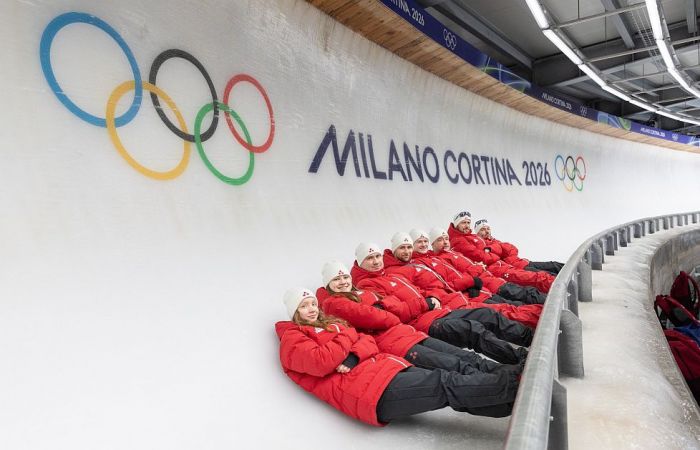 Attēls rakstam: Latvijas kamaniņu braucēji iepazīst Kortīnas olimpisko trasi