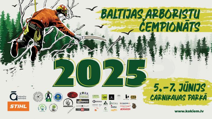 5.-7.VI Baltijas valstu arboristu čempionāts Carnikavā