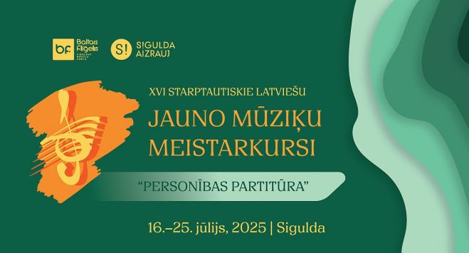 16.-25.VII Starptautisko latviešu jauno mūziķu meistarkursu vadītāju un dalībnieku koncerti Siguldā