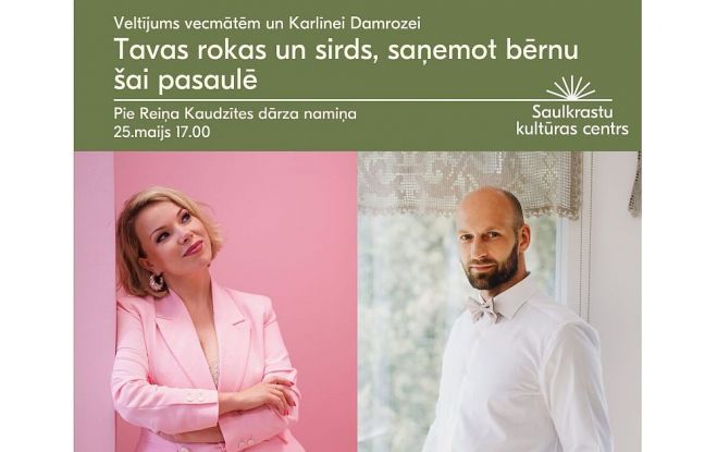 25.V Vecmātēm veltīts koncerts &quot;Tavas rokas un sirds, saņemot bērnu šai pasaulē&quot; Saulkrastos