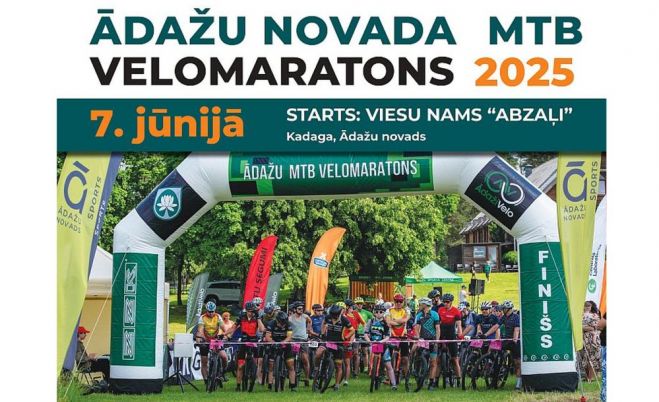 7.VI Ādažu novada MTB velomaratons Kadagā