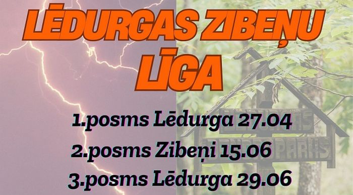 29.VI &quot;Lēdurgas Zibeņu līgas&quot; trešais posms disku golfā Lēdurgā