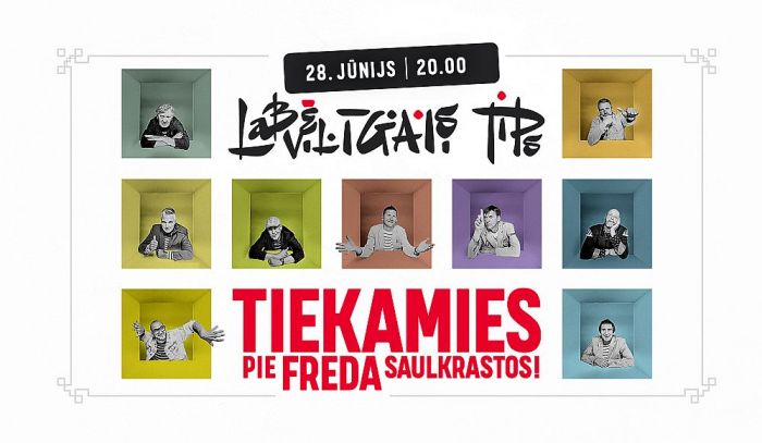 28.VI Grupas &quot;Labvēlīgais tips&quot; koncerts &quot;Tiekamies pie Freda Saulkrastos!&quot;