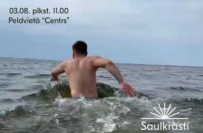 3.VIII Ūdens soļošanas nodarbība Saulkrastos