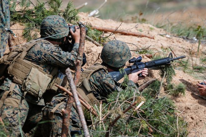 Igaunijā bāzētā NATO kaujas grupa organizē militārās mācības Ādažu poligonā