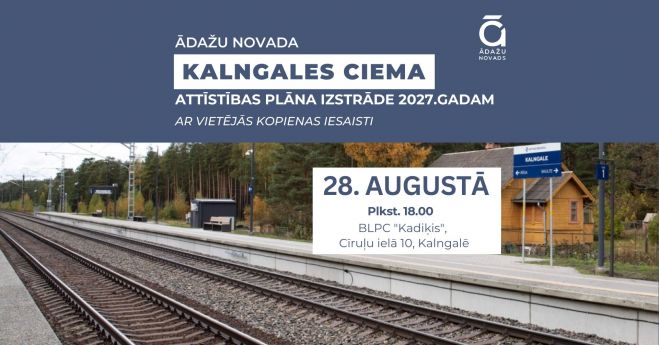 28.VIII Kalngales ciema attīstības plāna izstrādes sanāksme Kalngalē