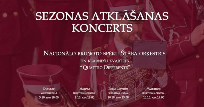 8.X NBS Štāba orķestra sezonas atklāšanas koncerts Mālpilī