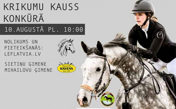 10.VIII Jātnieku sporta sacensības &quot;Krikumu kauss&quot; Ropažu novadā